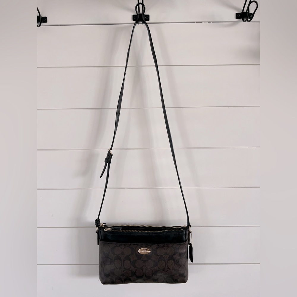 Coach small brown crossbody